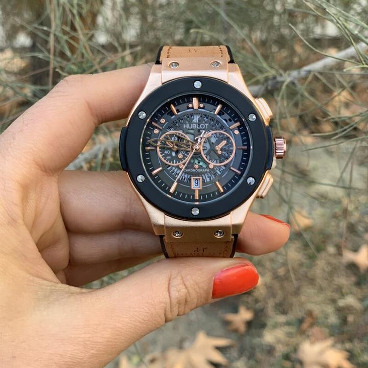 ساعت هابلوت hublot زنانه طرح سه موتوره قفل کلیپسی